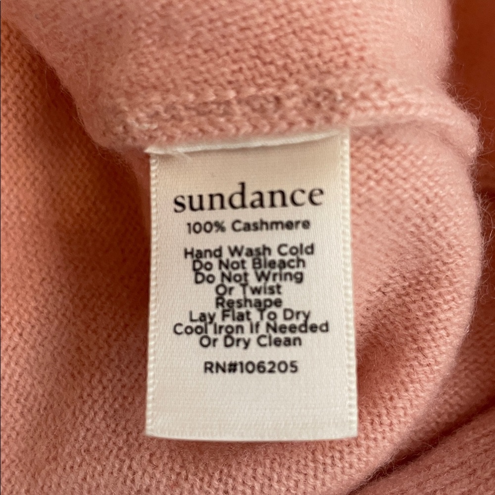 Sundance Simple Truths Cashmere Sweater - Picture 7 of 8